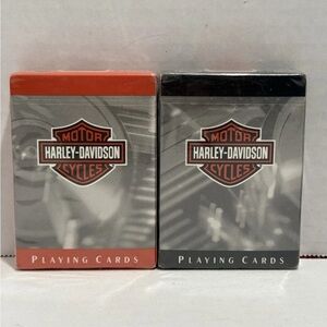HARLEY DAVIDSON Vintage  Playing Cards New Sealed